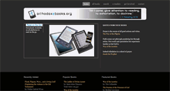 Desktop Screenshot of orthodoxebooks.org