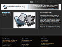 Tablet Screenshot of orthodoxebooks.org